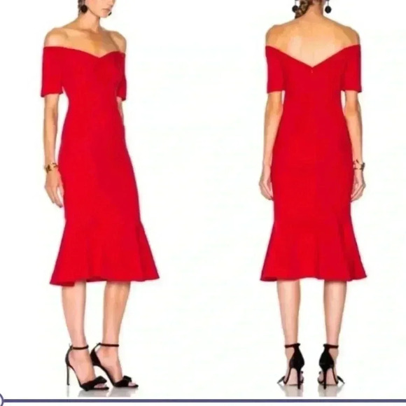 Cinq a Sept Marta Midi Sheath Formal Dress Size 0 - Picture 1 of 13